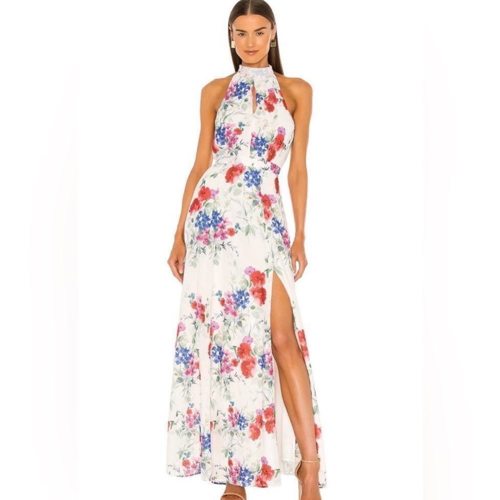 NWT Yumi Kim High Demand Maxi Magic Ivory Floral Dress Womens Medium